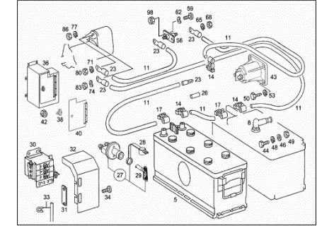 Блок силових запобіжників MB O350