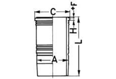 Гільза двигуна MB 130.0 OM441/OM442/OM444