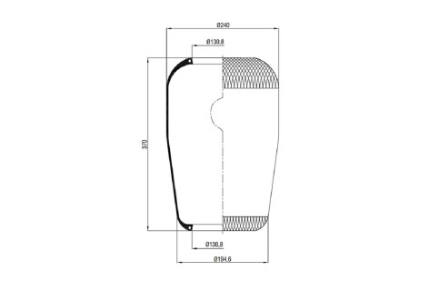 Пневмо-ресора 673N.MB.IVECO (баллон)