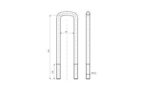Стрем'янка MAN F2000 101*M27*2*490 94R-