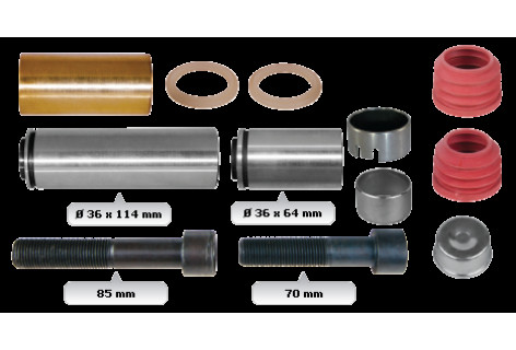Р/к супорта KNORR SK7...(направляючі) 36*114+36.64