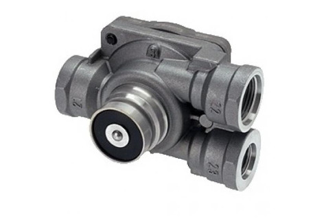 Кран швидкого розгальмування BUS (блакитна кнопка)