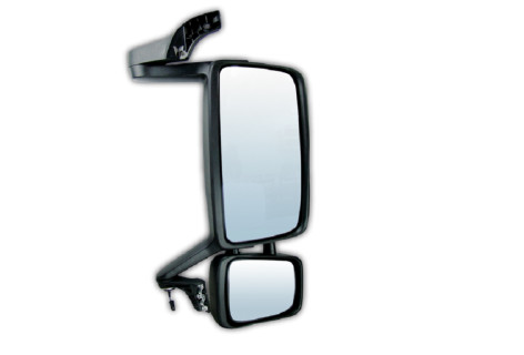 Дзеркало VOLVO F/FL 91-, DAF FA 1700-3300/75/85/95 374*190MM з підігрівом (в зборі)